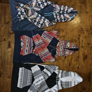 3 Hooey Hoodies All Like New